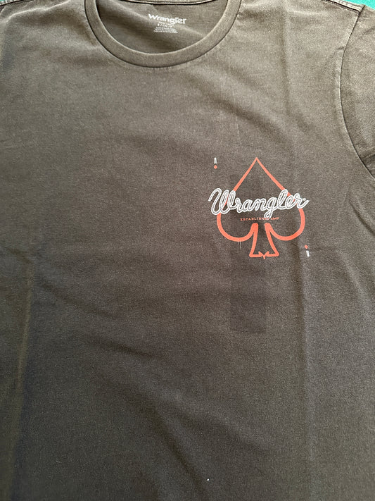 Wrangler Men's Short Sleeve Graphic Regular Fit T-Shirt - Dark Green