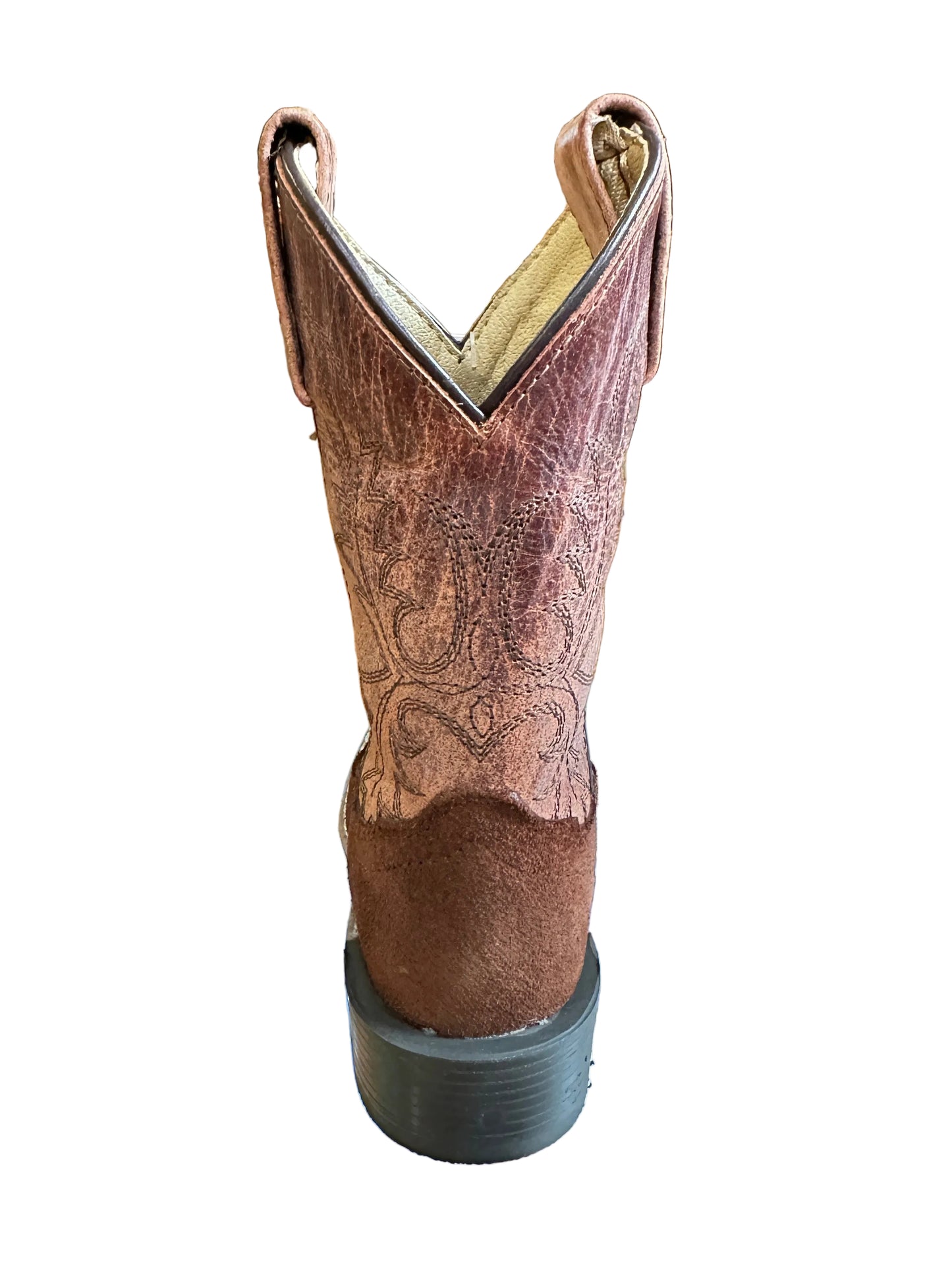 Smoky Mountain Boots Children's and Youth Brown with Burnt Orange Boots