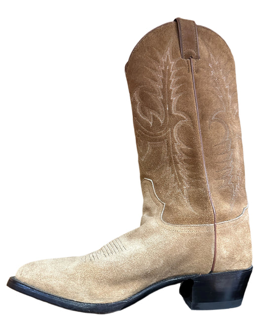 Tony Lama Men's Boots - Tan Full Suede