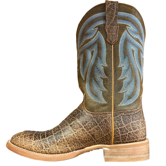 Twisted X Men's Boots - Brown Elephant Print U Toe