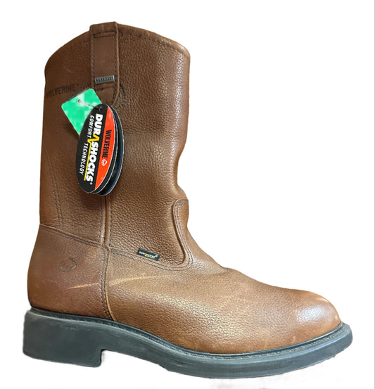 Wolverine Men's Boots - Dura Shocks Brown Roper