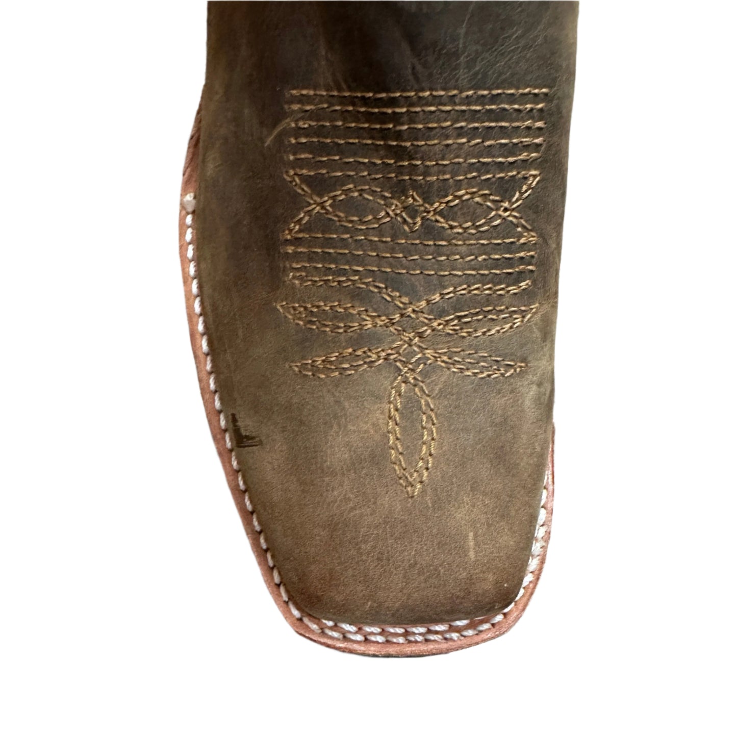 Double H Men's Boots - Brown Oil Injected Square Toe