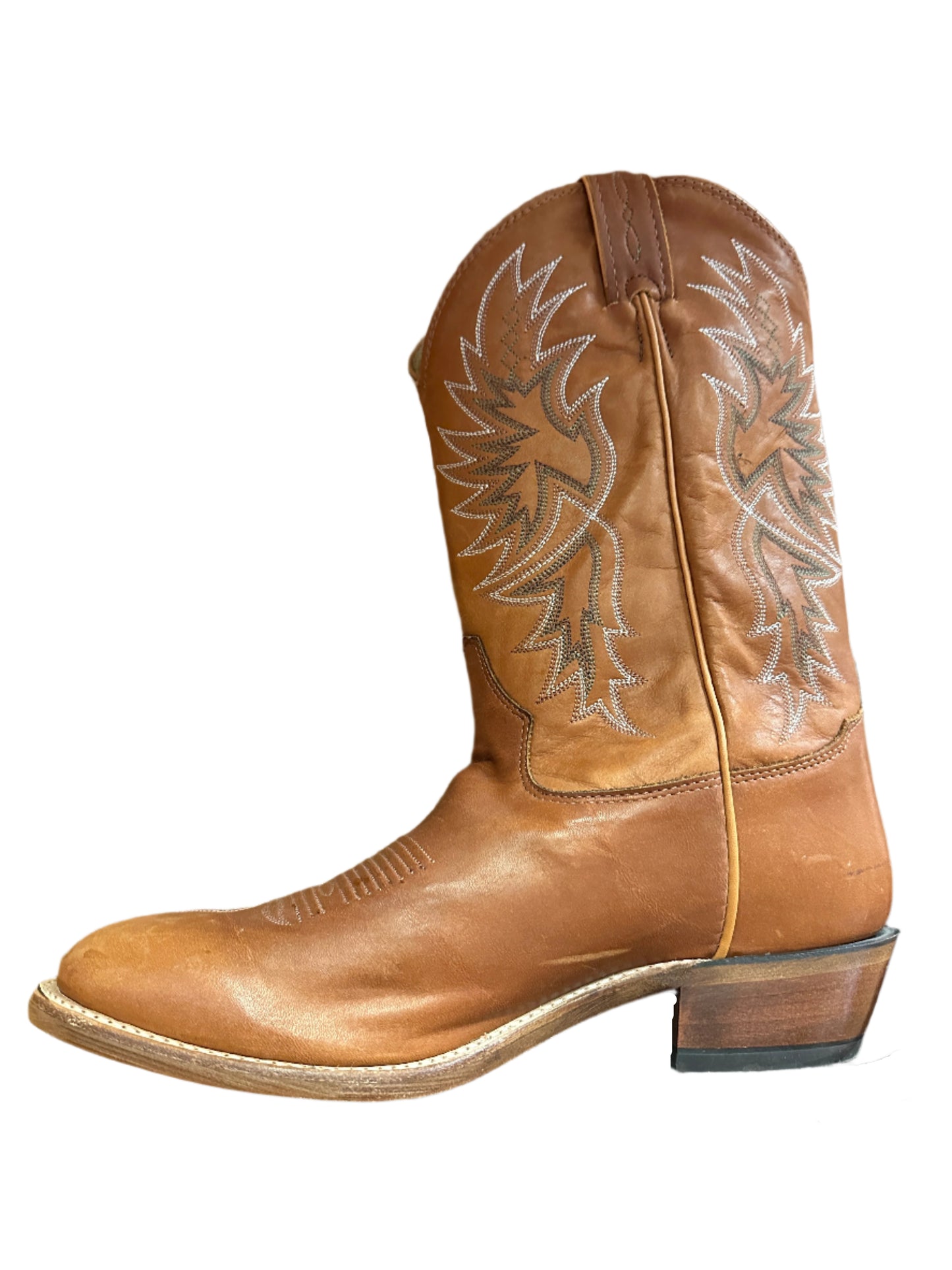 Tony Lama Men's Boots - Honey Brown Calfskin R Toe