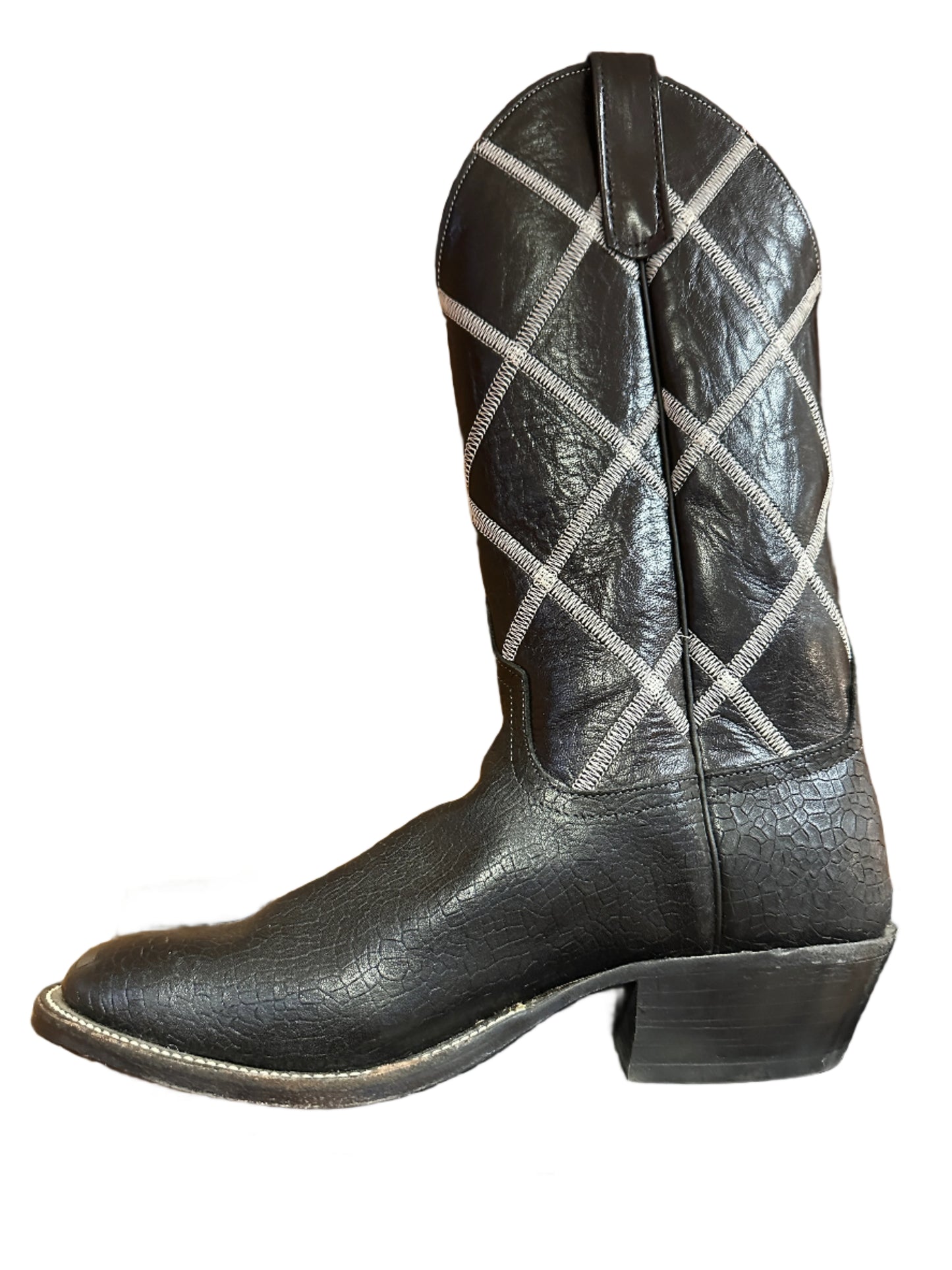 Anderson Bean Men's Boots - Black Ringtail Lizard