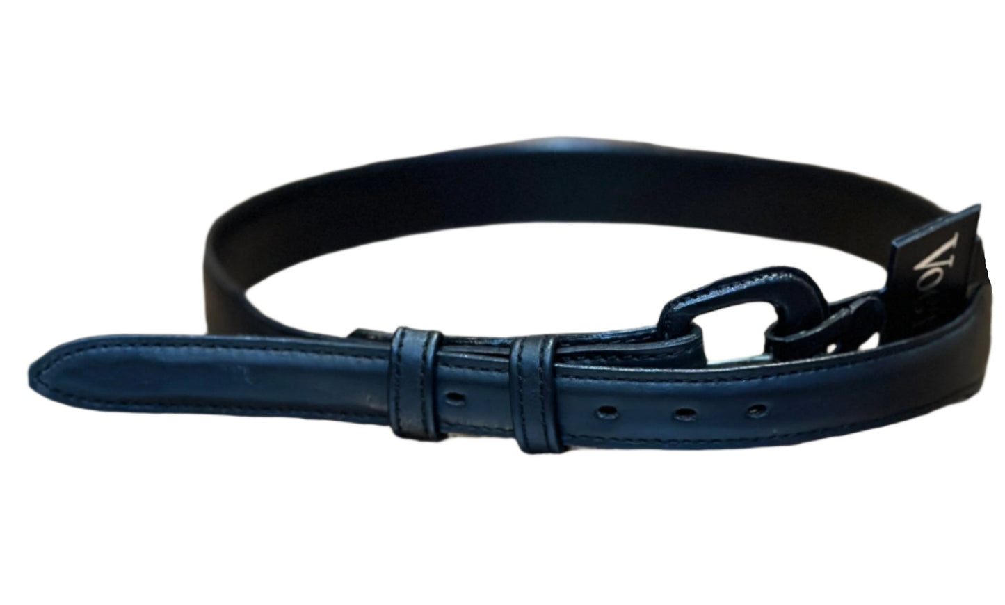 Vogt Classic Black Leather 1-1/4" Tapered to 1" Belt