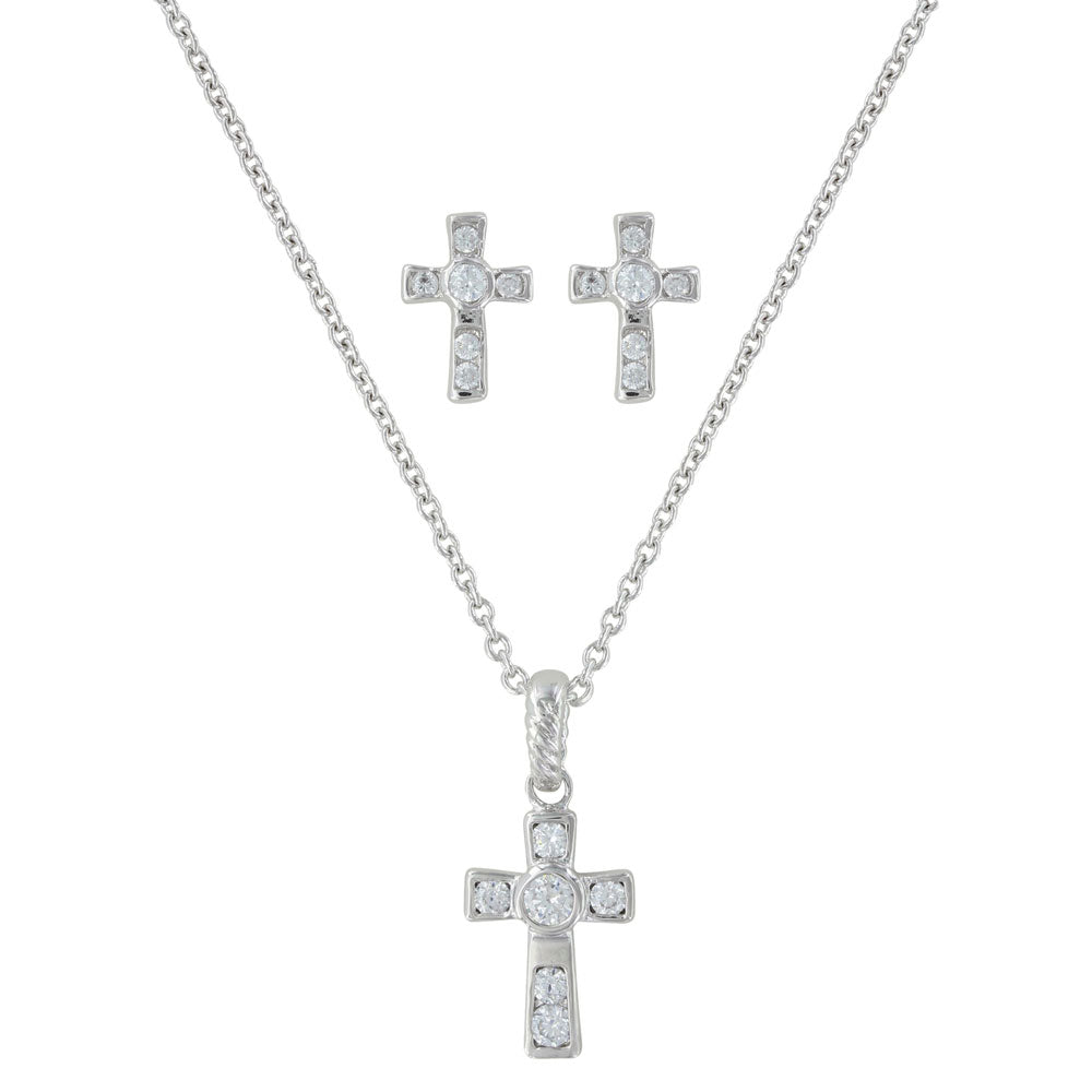 Montana Silversmith A Mark of Faith Cross Jewelry Set