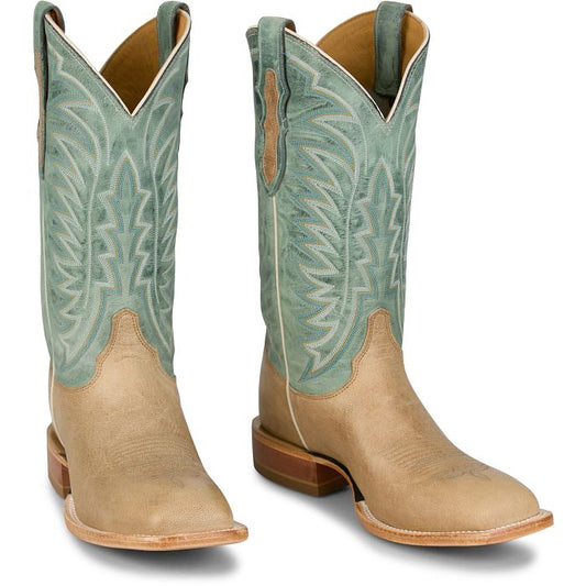 Justin Boots Men's Burchett 13" Bone Goat Boot