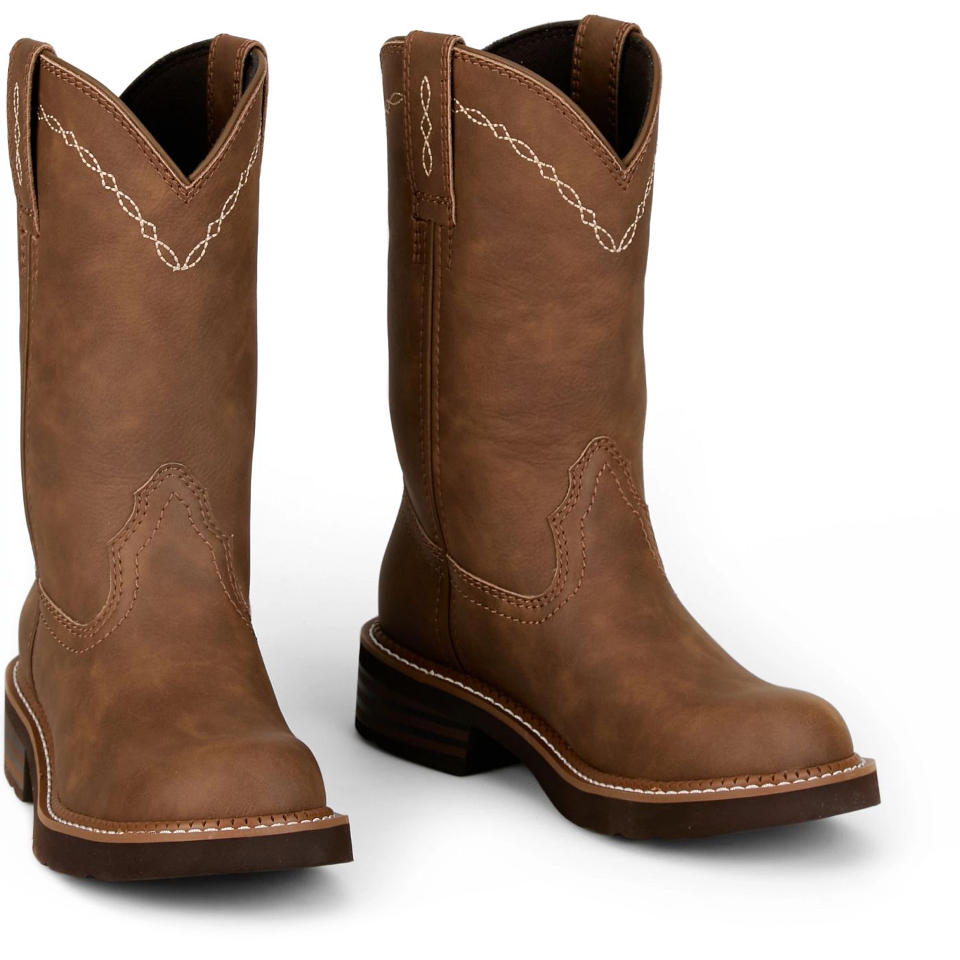Justin Boots Women's Lillie 10" Brown Western Boot
