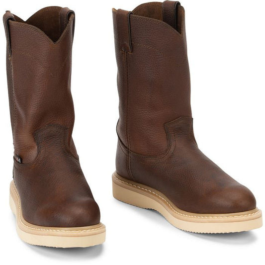 Justin Men's Boots - Axe Tan Cowhide