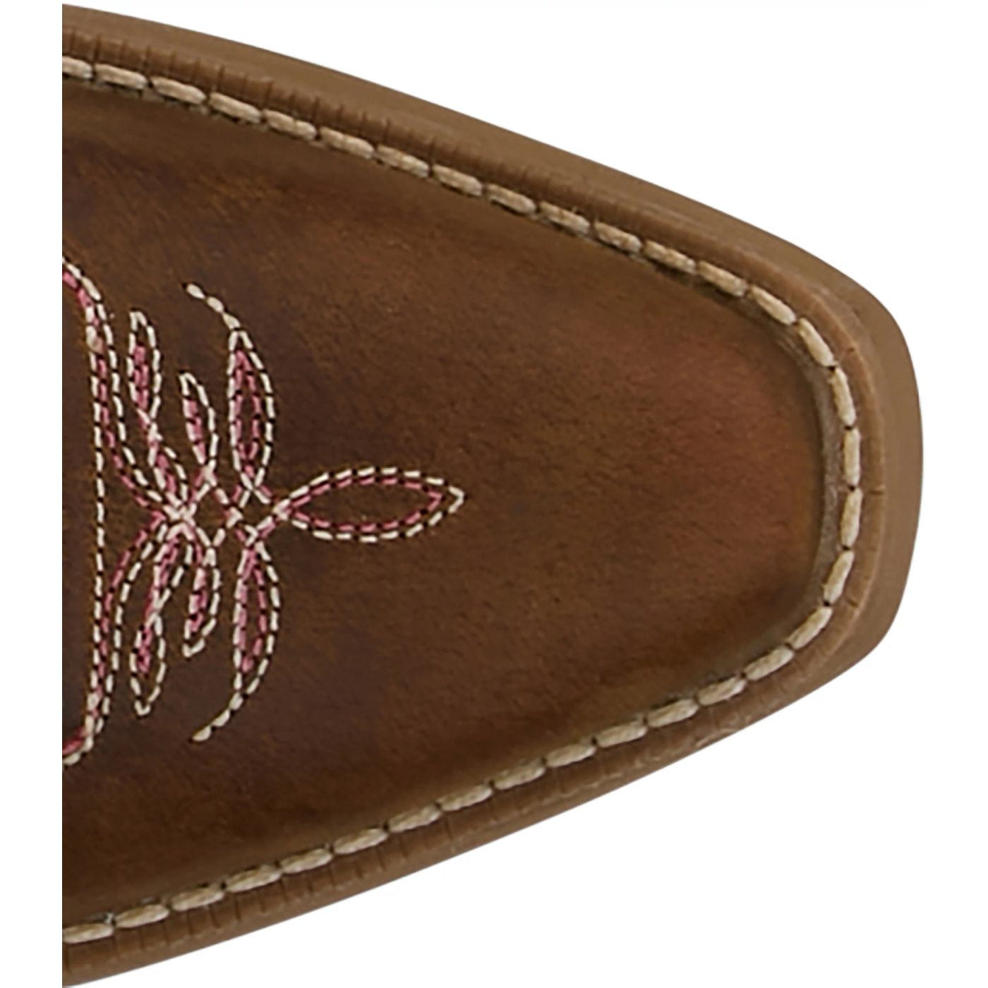 Justin Boots Youth Whinny Junior Brown Pink Water Bufalo