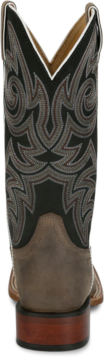Justin Boots Men's May Day Charcoal Cowhide