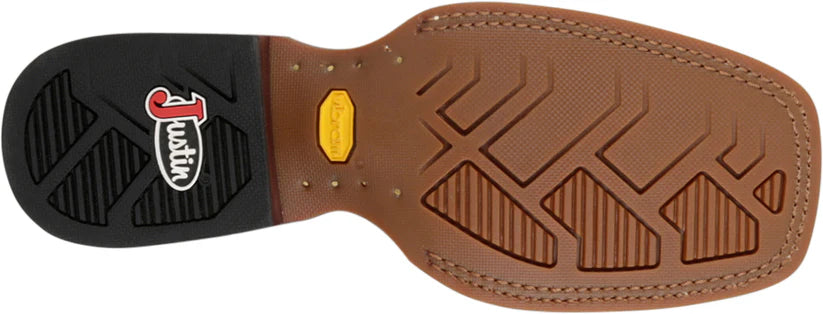 Justin Boots Men's May Day Charcoal Cowhide