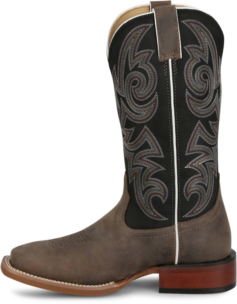 Justin Boots Men's May Day Charcoal Cowhide