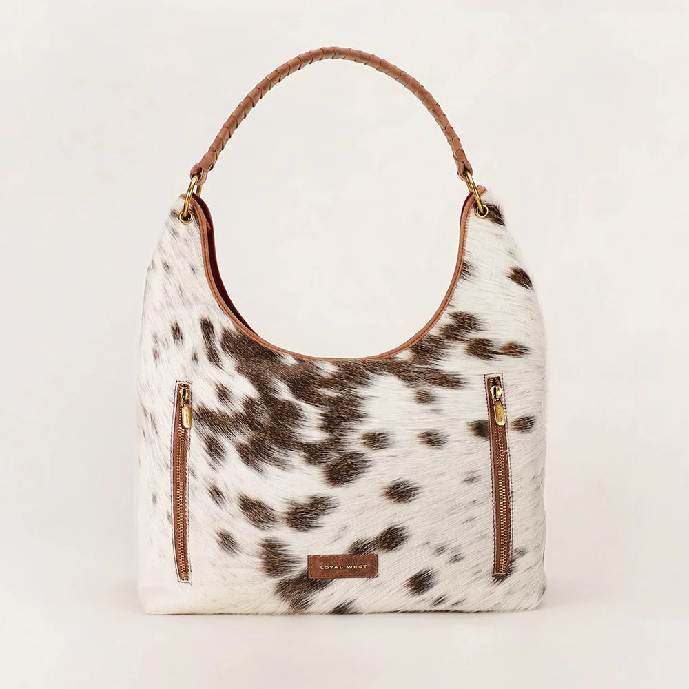 Myra Bag Loyal West Large Purse in Cowhide and Calfskin