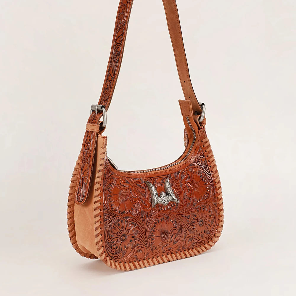 Myra Bag Loyal West Dannia Medium Purse Brown
