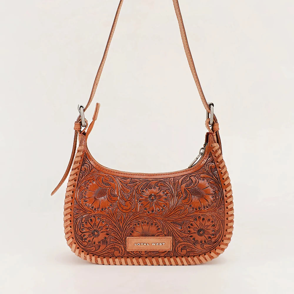 Myra Bag Loyal West Dannia Medium Purse Brown