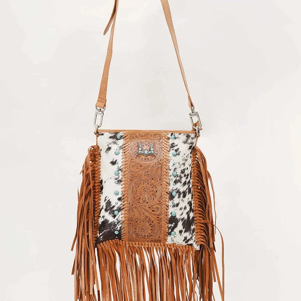 Myra Bag Loyal West Tucson Cowhide Tassel Bag