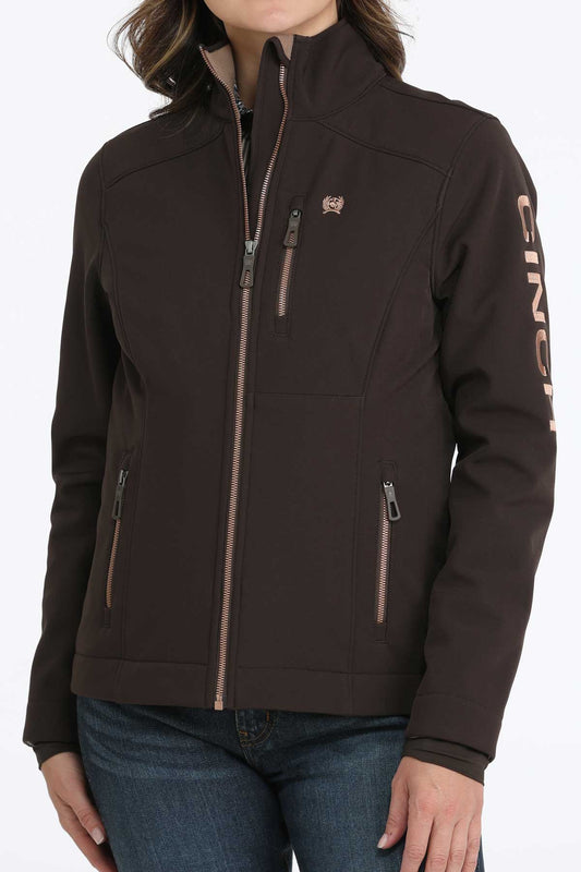 Cinch Women's Concealed Carry Brown Bonded Jacket