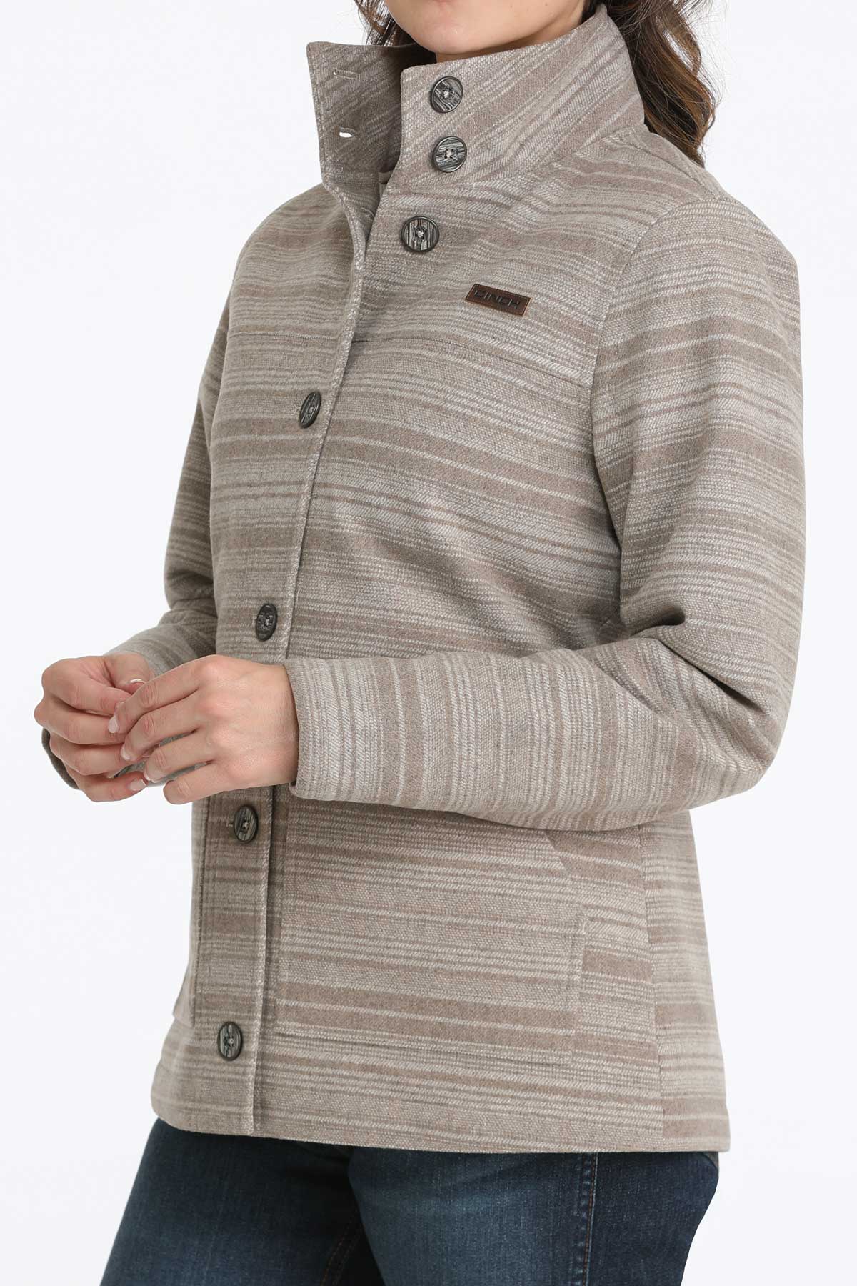 Cinch Women's Gray Wooly Coat