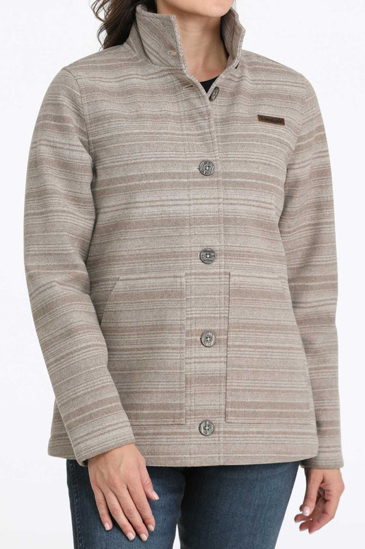 Cinch Women's Gray Wooly Coat