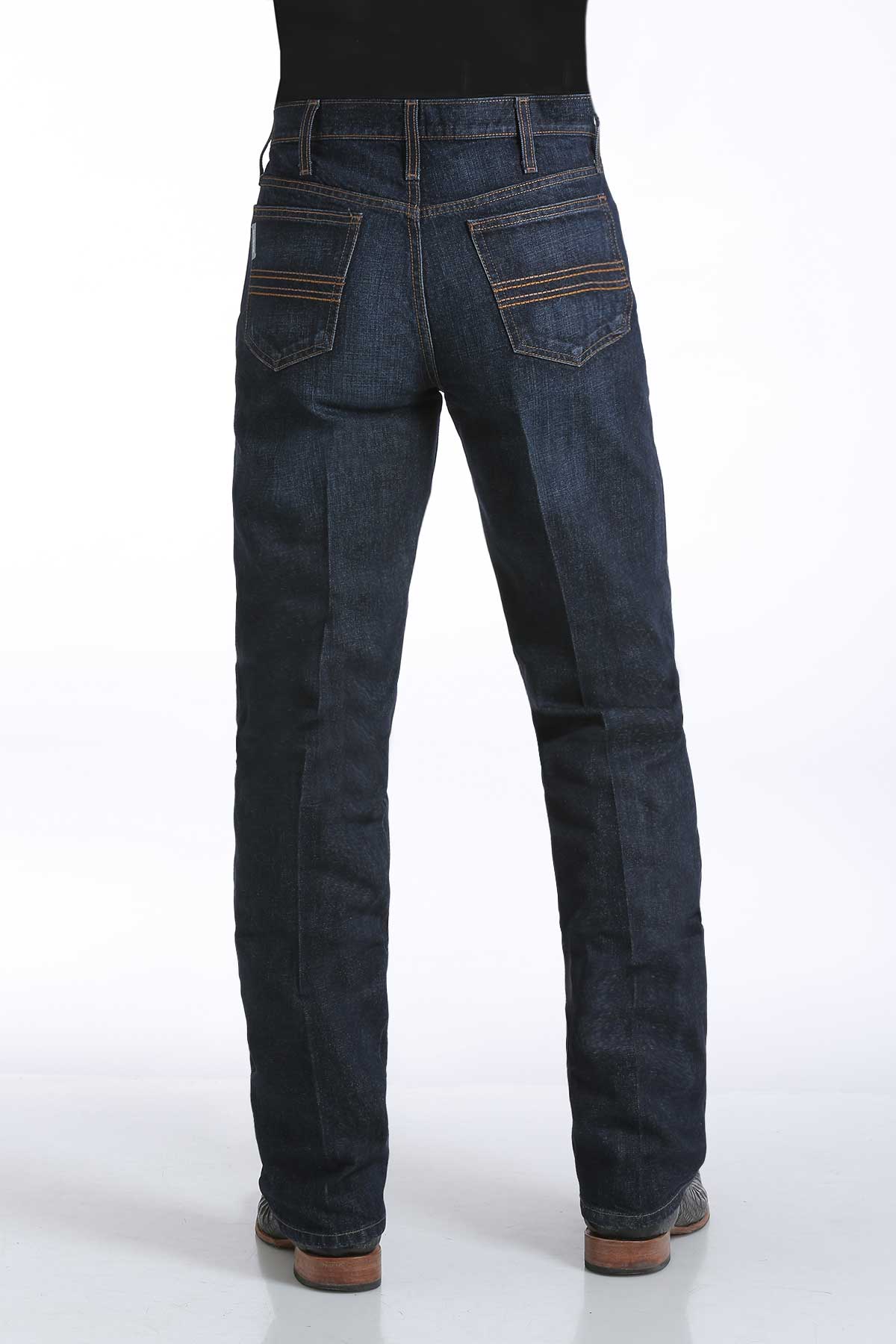 Cinch Men's Silver Label Indigo Dark Stone Wash Jeans