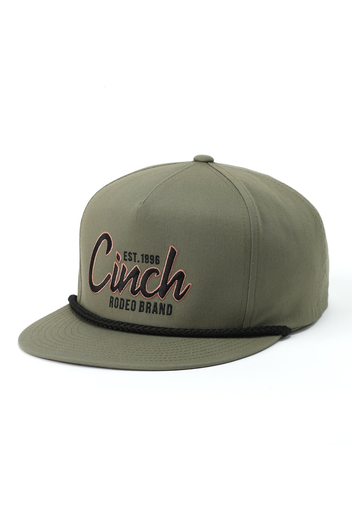 Cinch Olive Flexfit Ball Cap with Cinch Rodeo Brand Logo