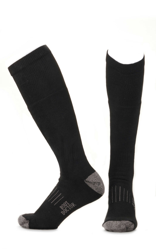 Boot Doctor Men's Black Over The Calf 2Pk Boot Socks