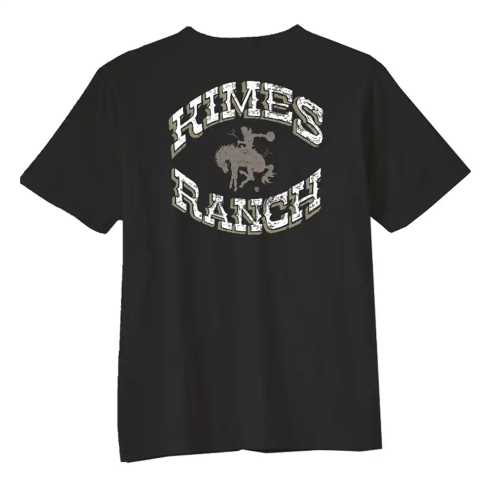 Kimes Ranch Lucky B Bucking Black T-Shirt