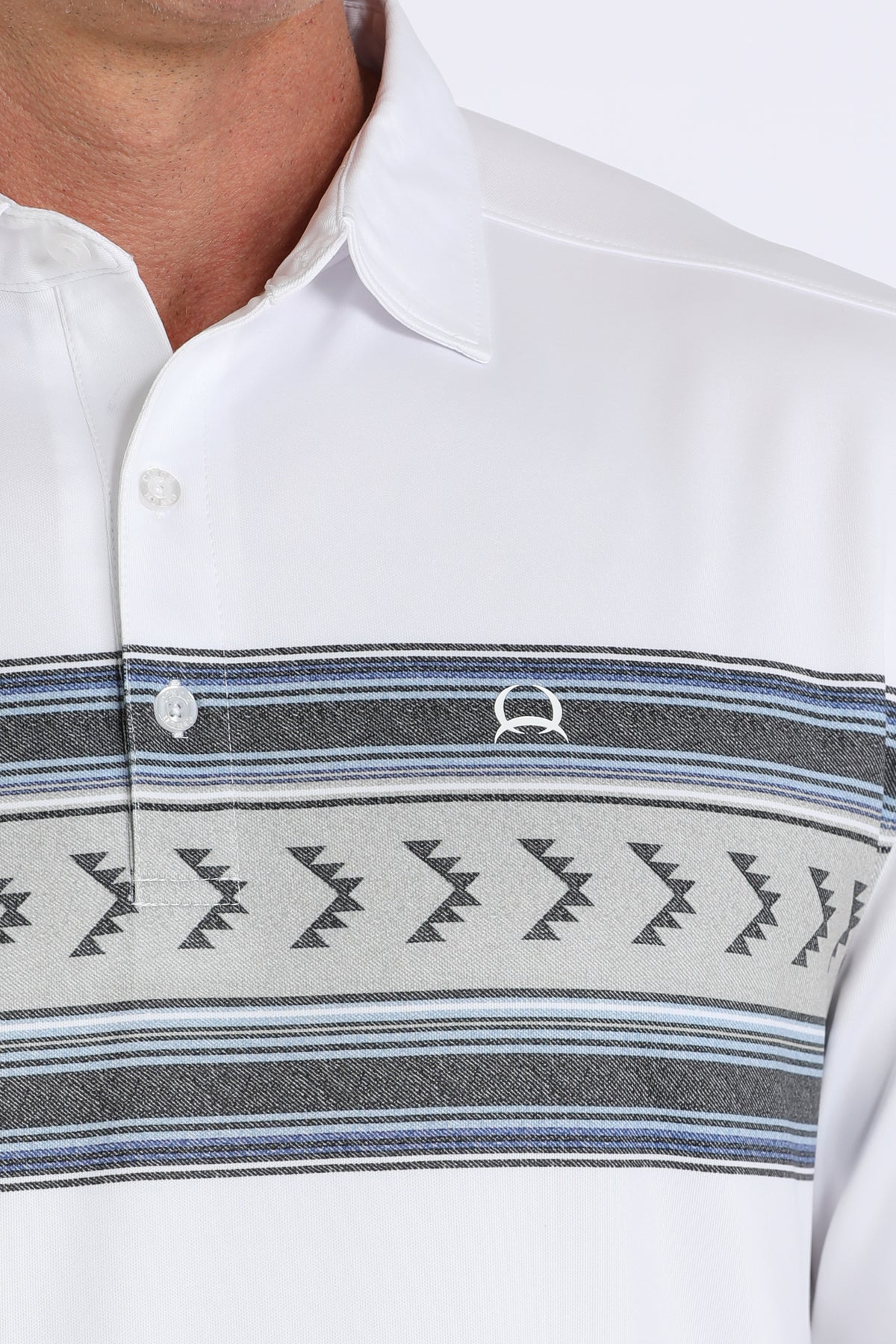 Cinch Men's Short Sleeve Arenaflex White Polo Shirt