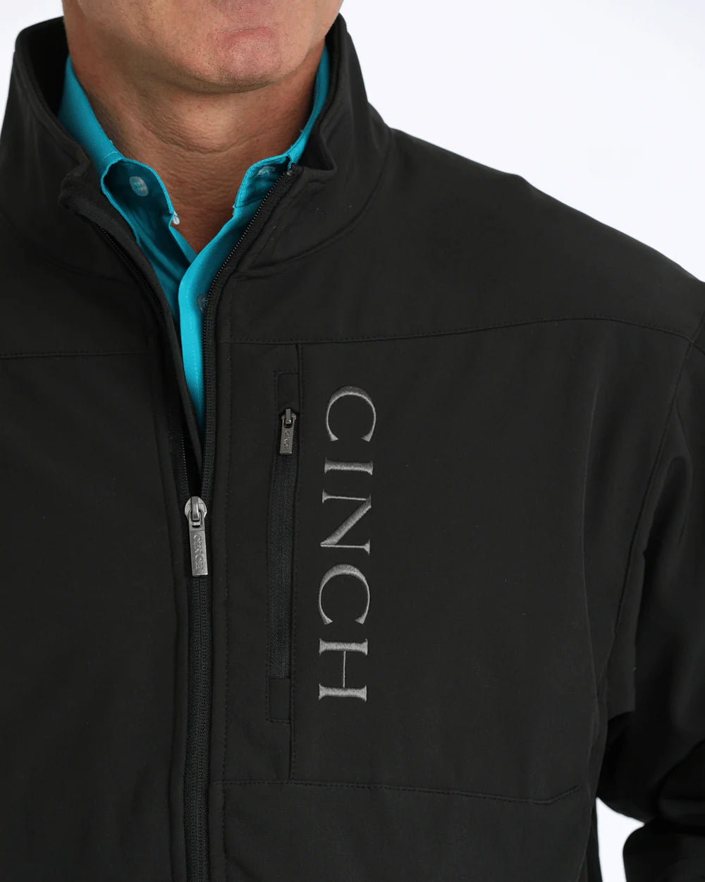 Cinch Men's Concealed Carry Bonded Black Jacket