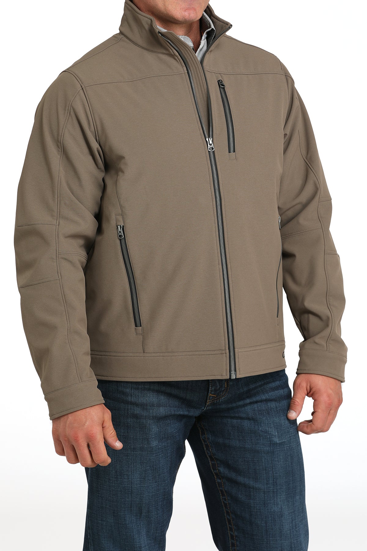 Cinch Men's Concealed Carry Brown Bonded Jacket