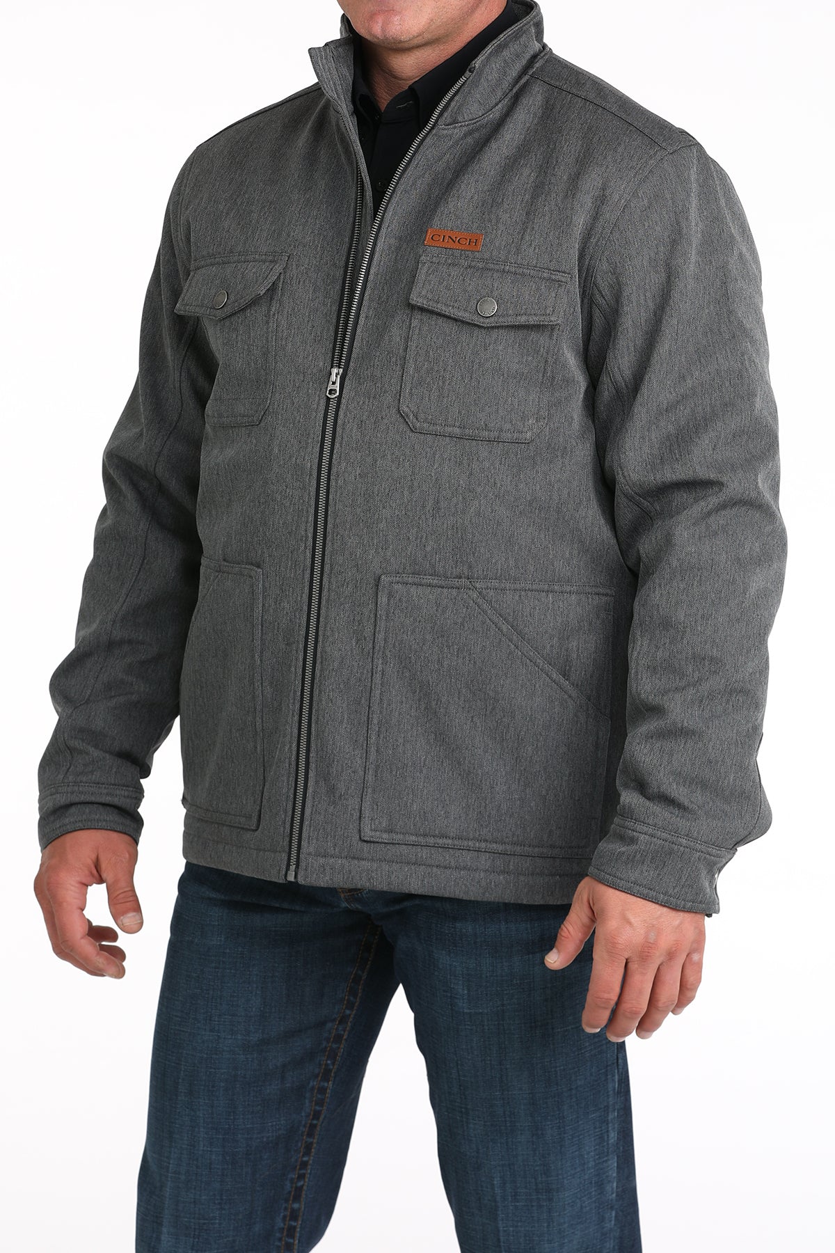 Cinch Men's Concealed Carry Bonded Charcoal Jacket
