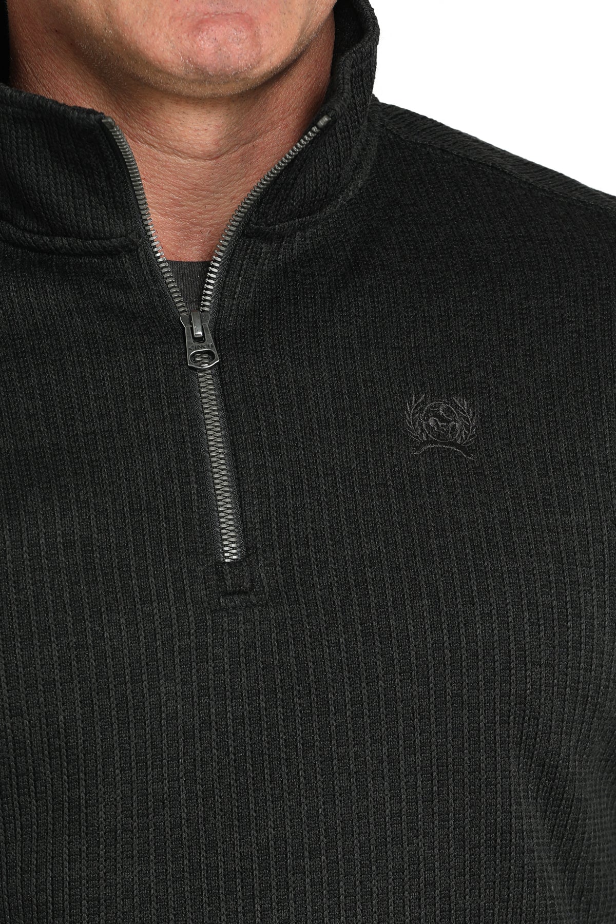 Cinch Men's Black 1/4 Zipper Pullover