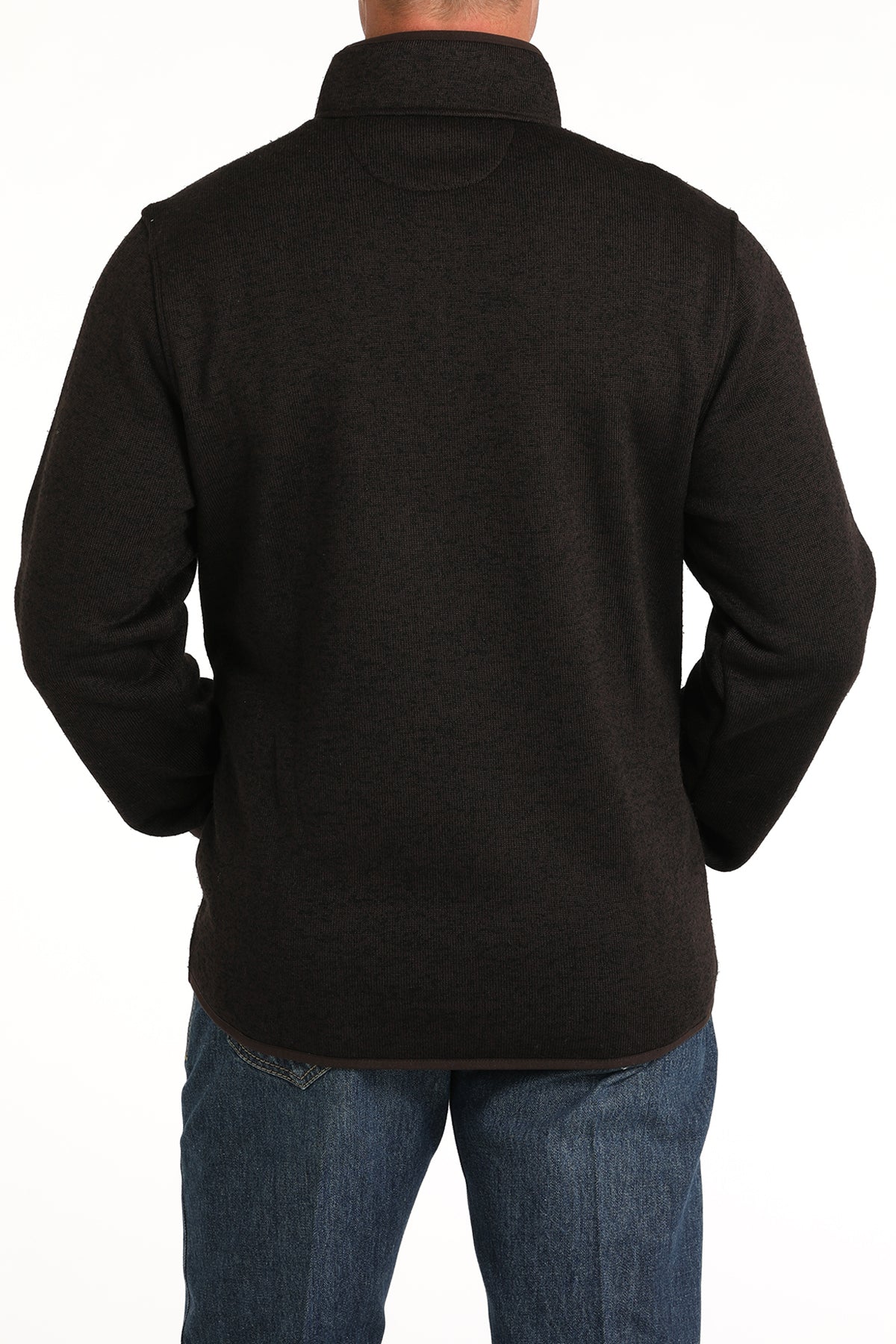 Cinch Men's Brown Pullover Sweater