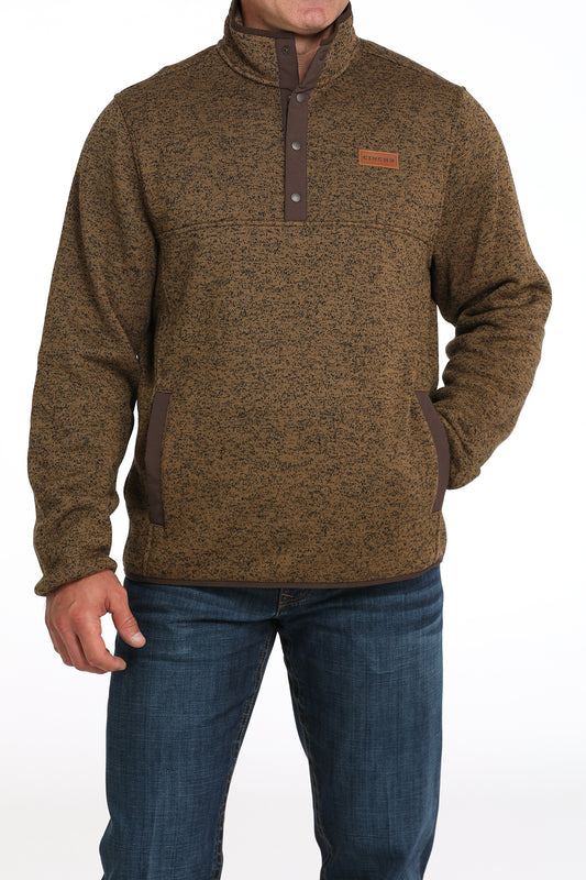 Cinch Men's Khaki Pullover Sweater