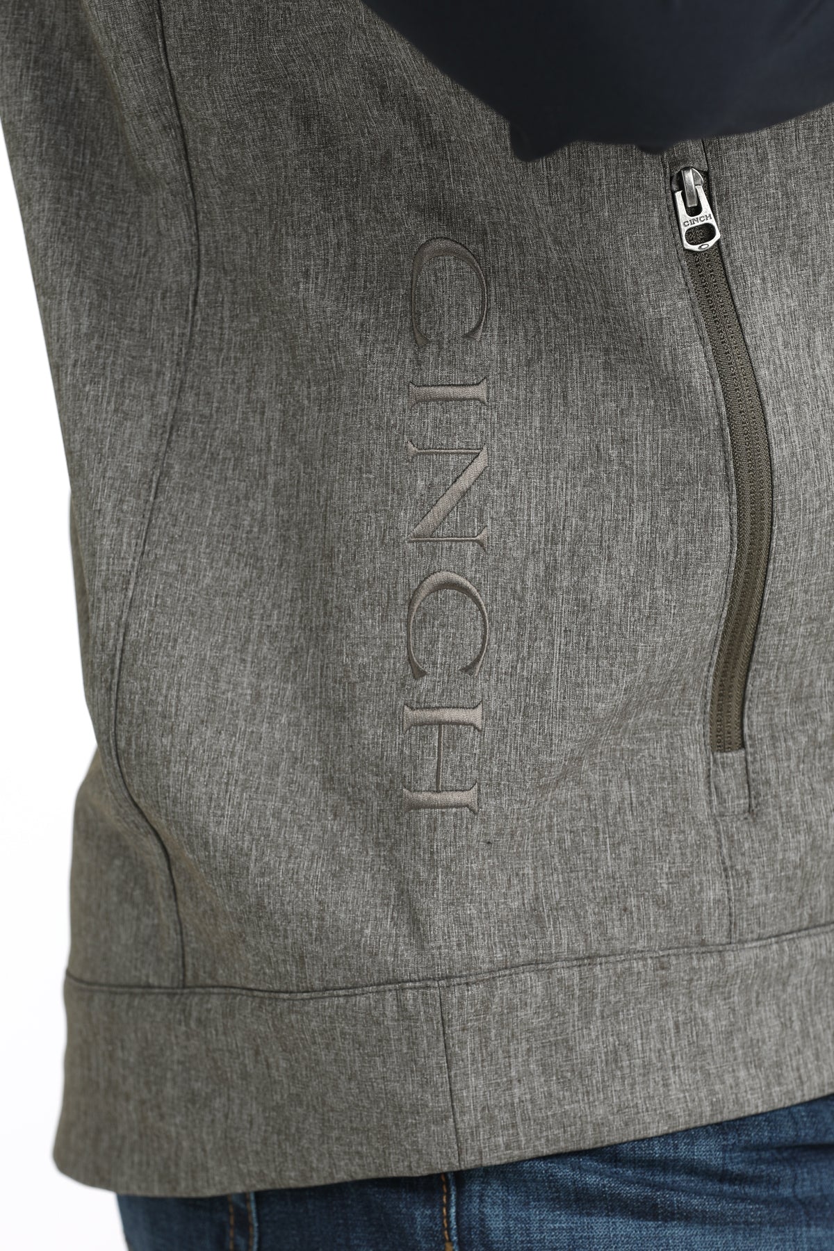Cinch Men's Concealed Carry Bonded Gray Vest