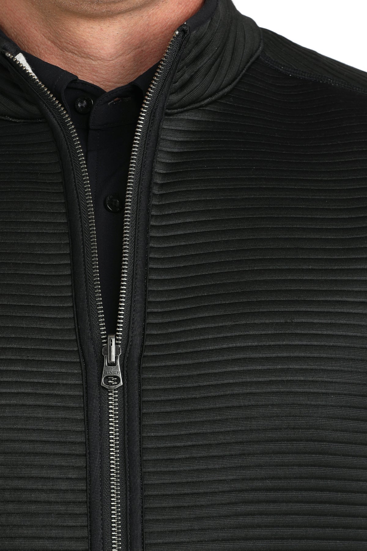 Cinch Men's Reversable Vest in Black/Gray