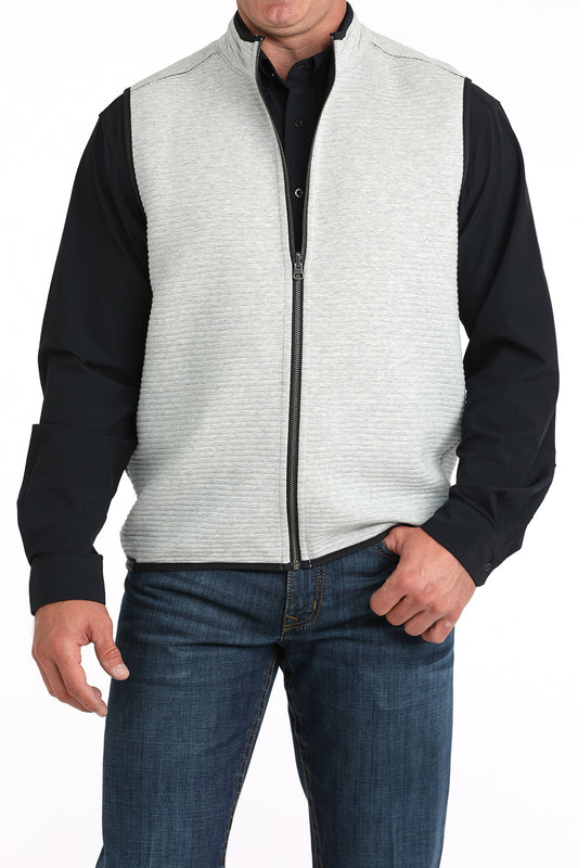 Cinch Men's Reversable Vest in Black/Gray