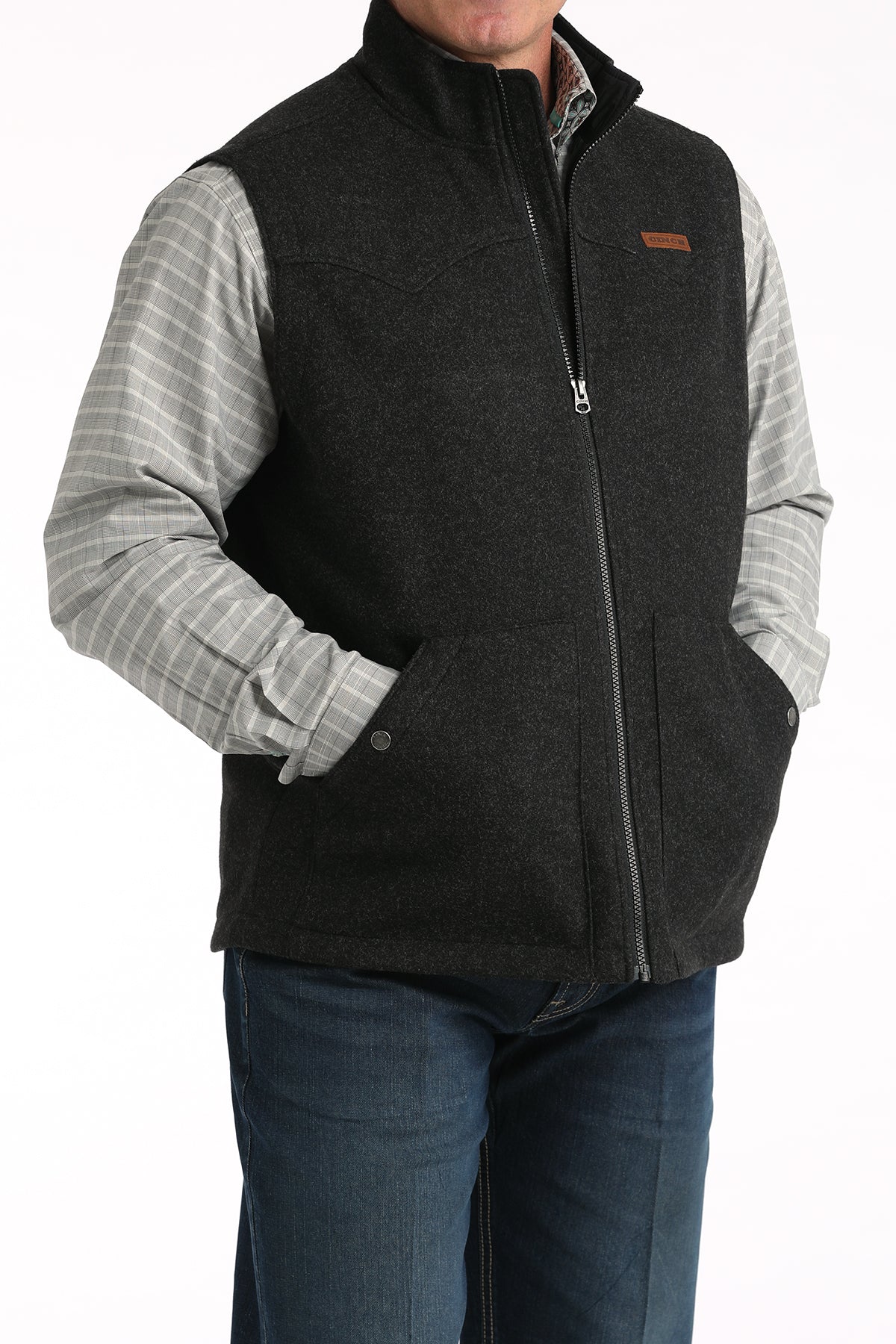 Cinch Men's Black Vest