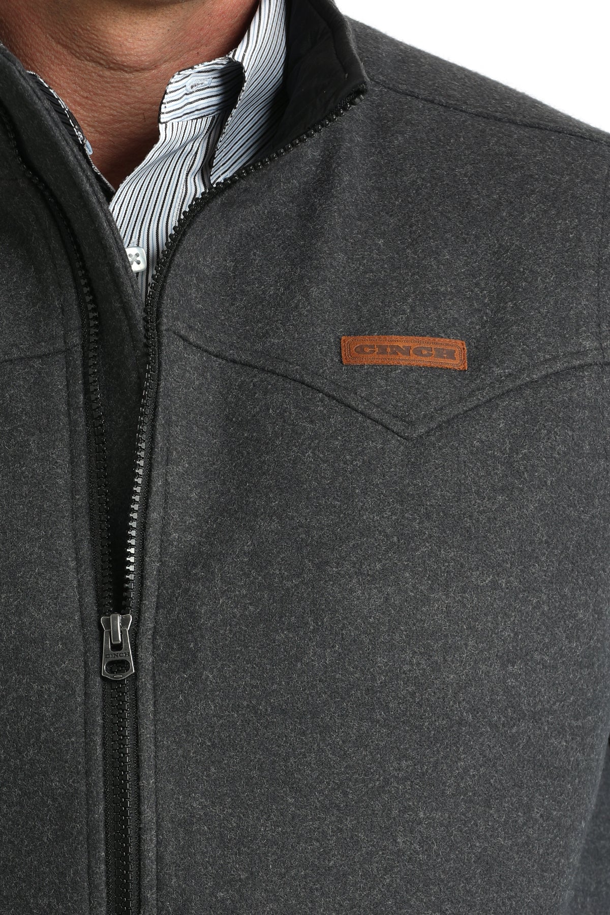 Cinch Men's Charcoal Vest