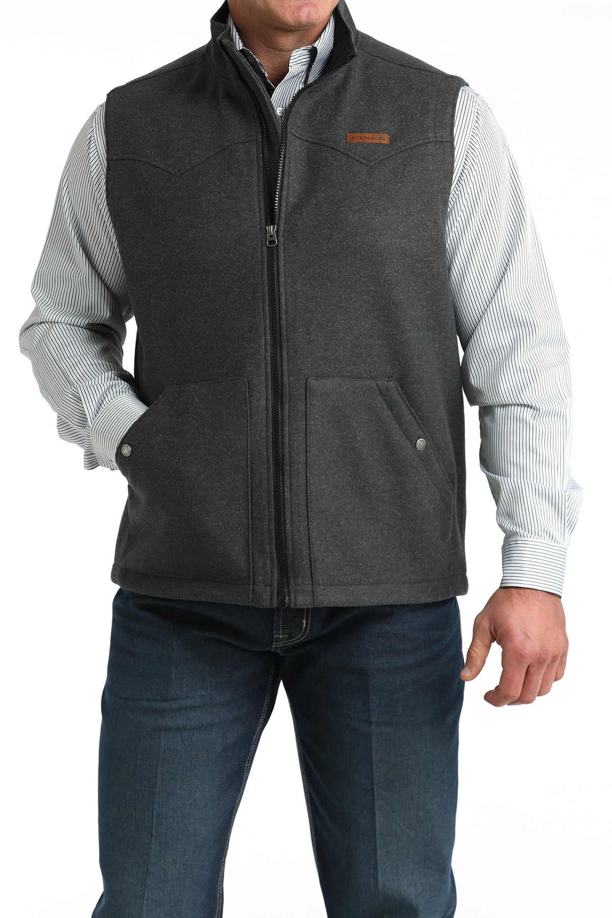 Cinch Men's Charcoal Vest