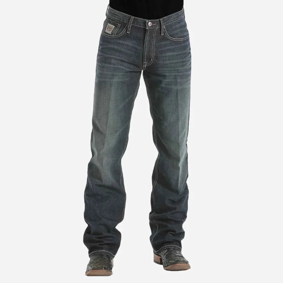 Cinch Men's White Label Relaxed Dark Wash Jeans