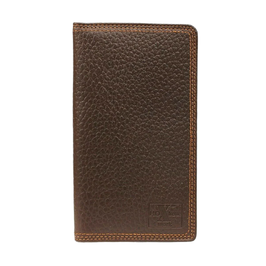 Nocona Men's Western HD Xtreme Triple Stitch Brown Wallet