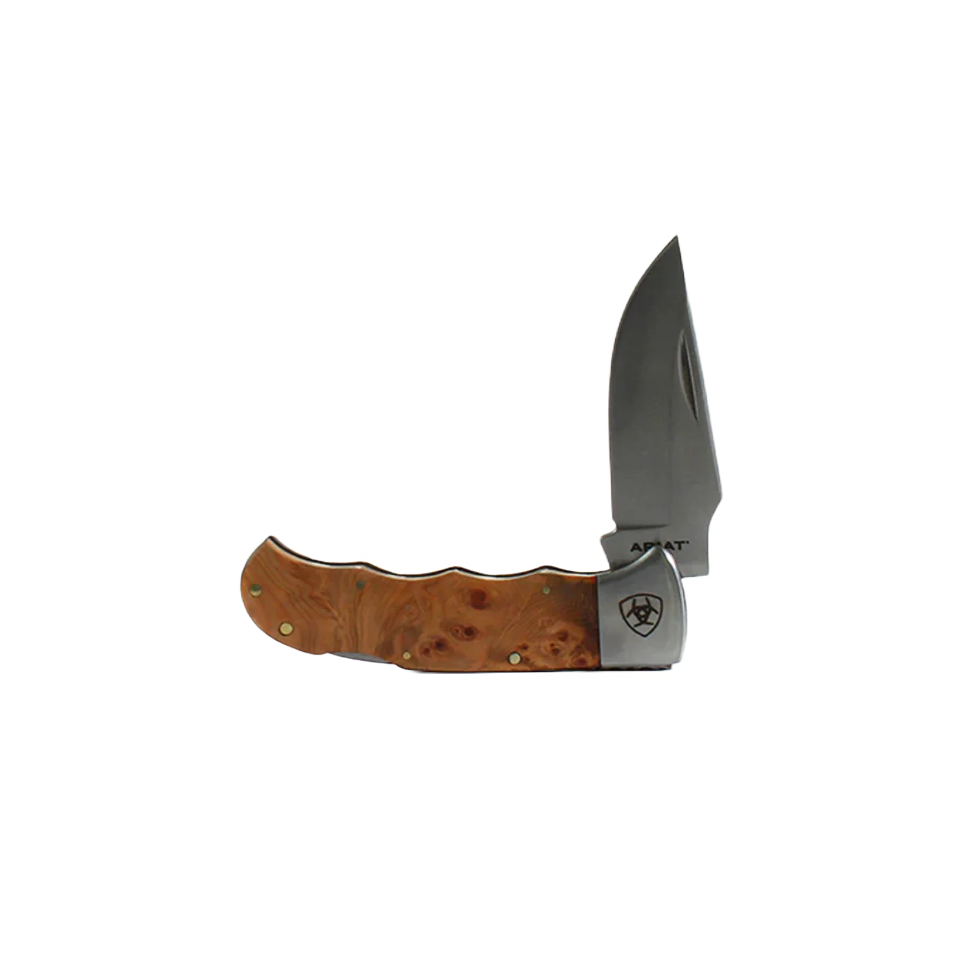 Ariat Smooth Brown Folding Knife