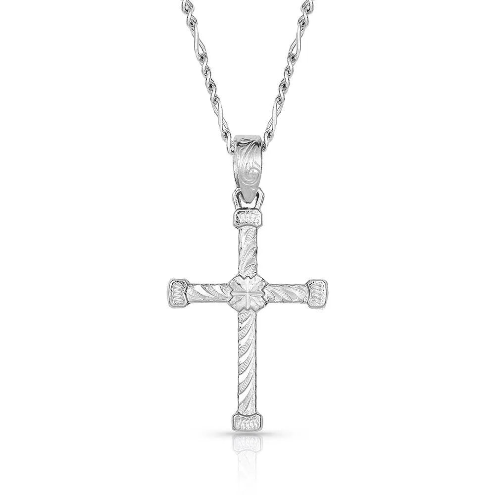 Montana Silversmith Binding in Faith Cross Necklace