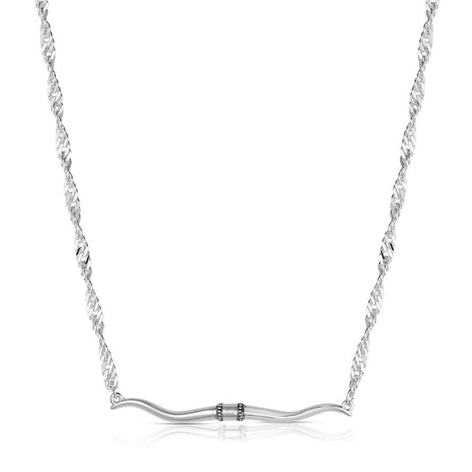 Montana Silversmith Western Silhouette Longhorn Bar Necklace