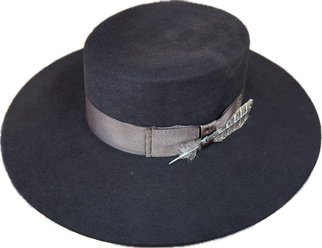 Stetson Felt Flat Brim Pecan Folklore Hat