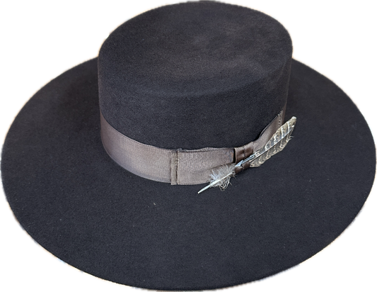 Stetson Felt Flat Brim Pecan Folklore Hat