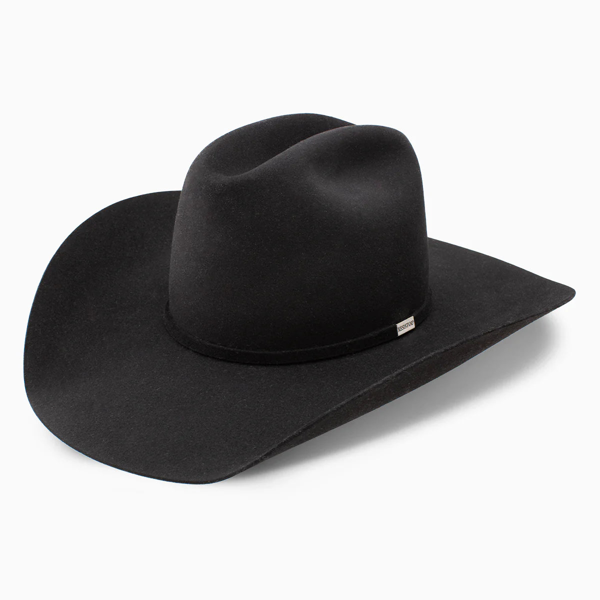Resistol Felt Black Five Star Cowboy Hat