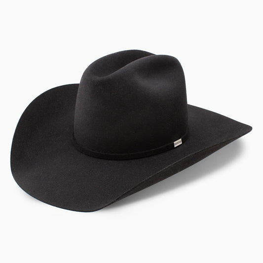 Resistol Felt Black Five Star Cowboy Hat